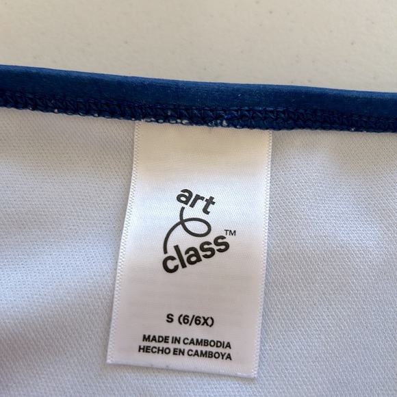 Art Class Kids Swimsuit Red White Blue Bikini Set size Small - Picture 5 of 7